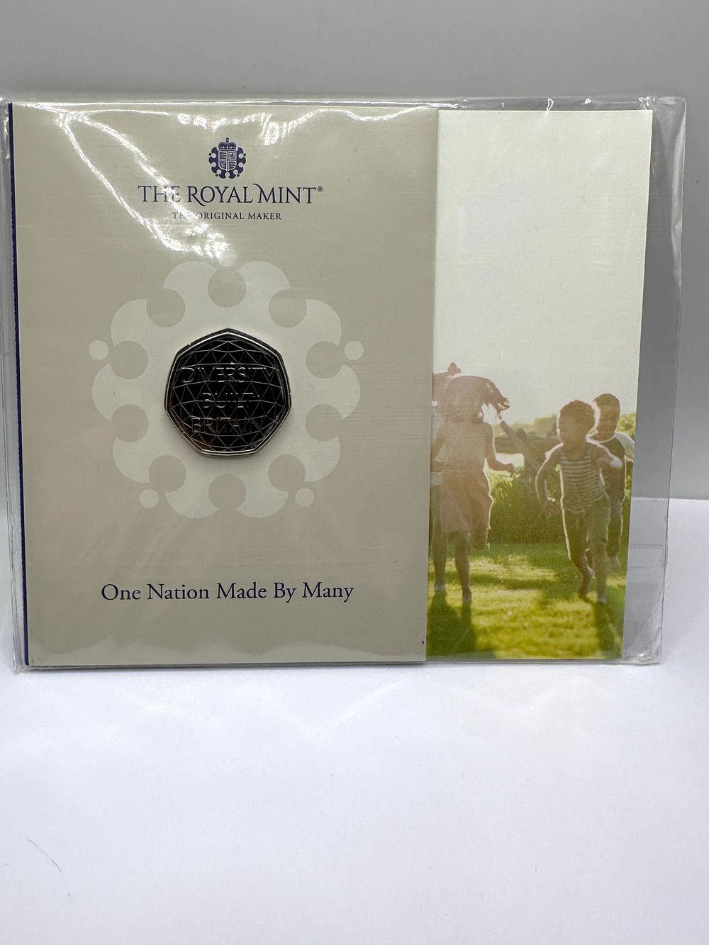 Lot 221: UK 2020 Diversity Built Britain Brilliant Uncirculated 50p Coin Pack
