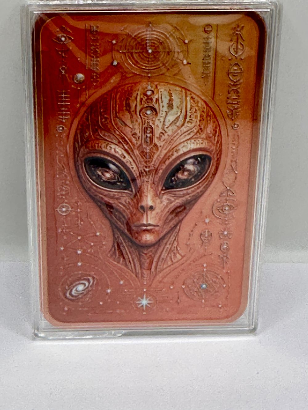 Lot 180: A 5 oz .999 Fine Copper Alien Commemorative Bullion Bar