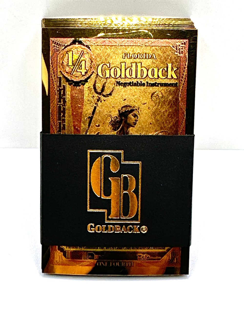 Lot 199: A Collection of US 2026 Florida 1/4 Goldback 24ct Gold Currency Notes