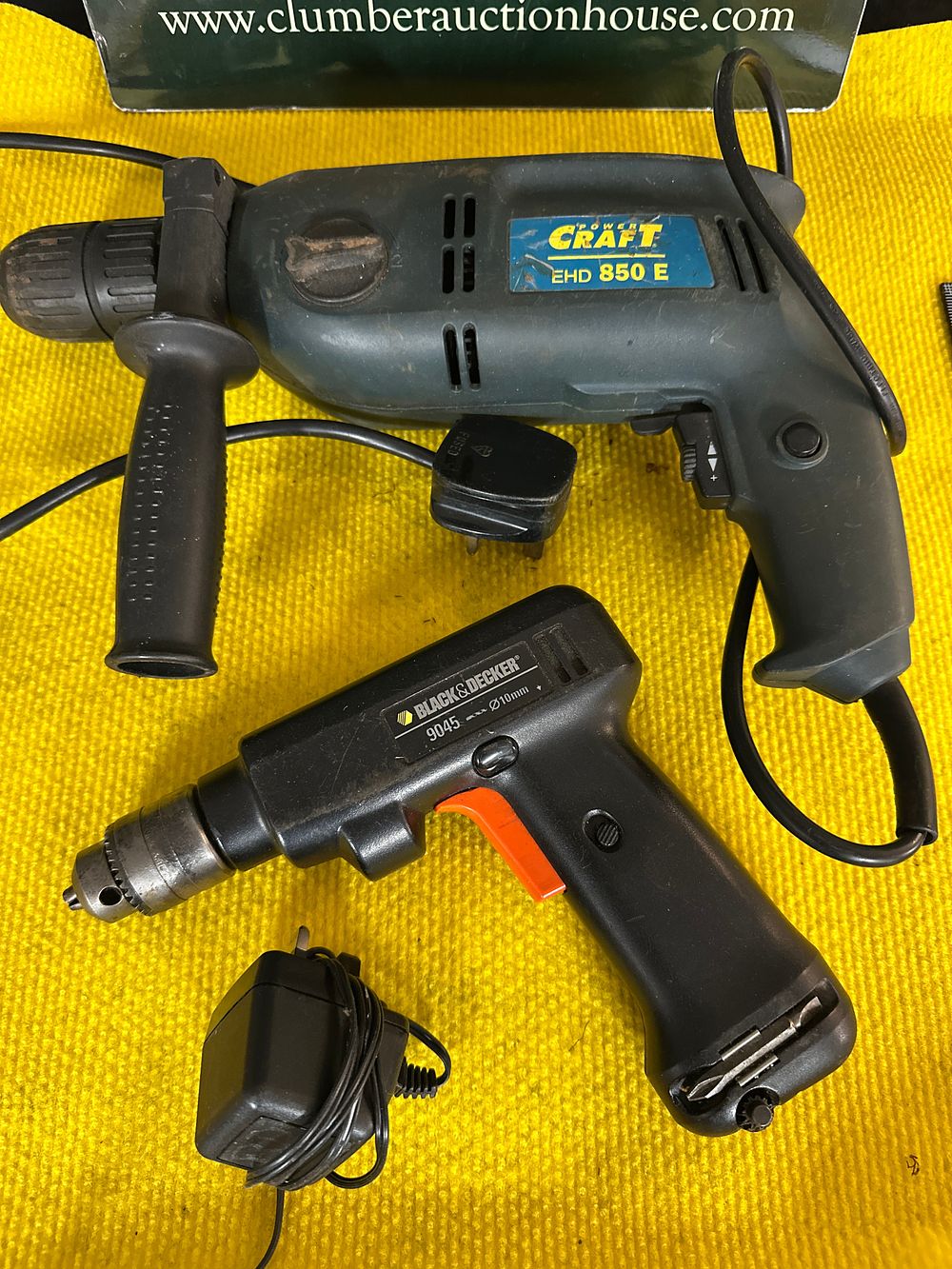 Lot 97: Two 20th Century Power Drills, Power Craft and Black & Decker