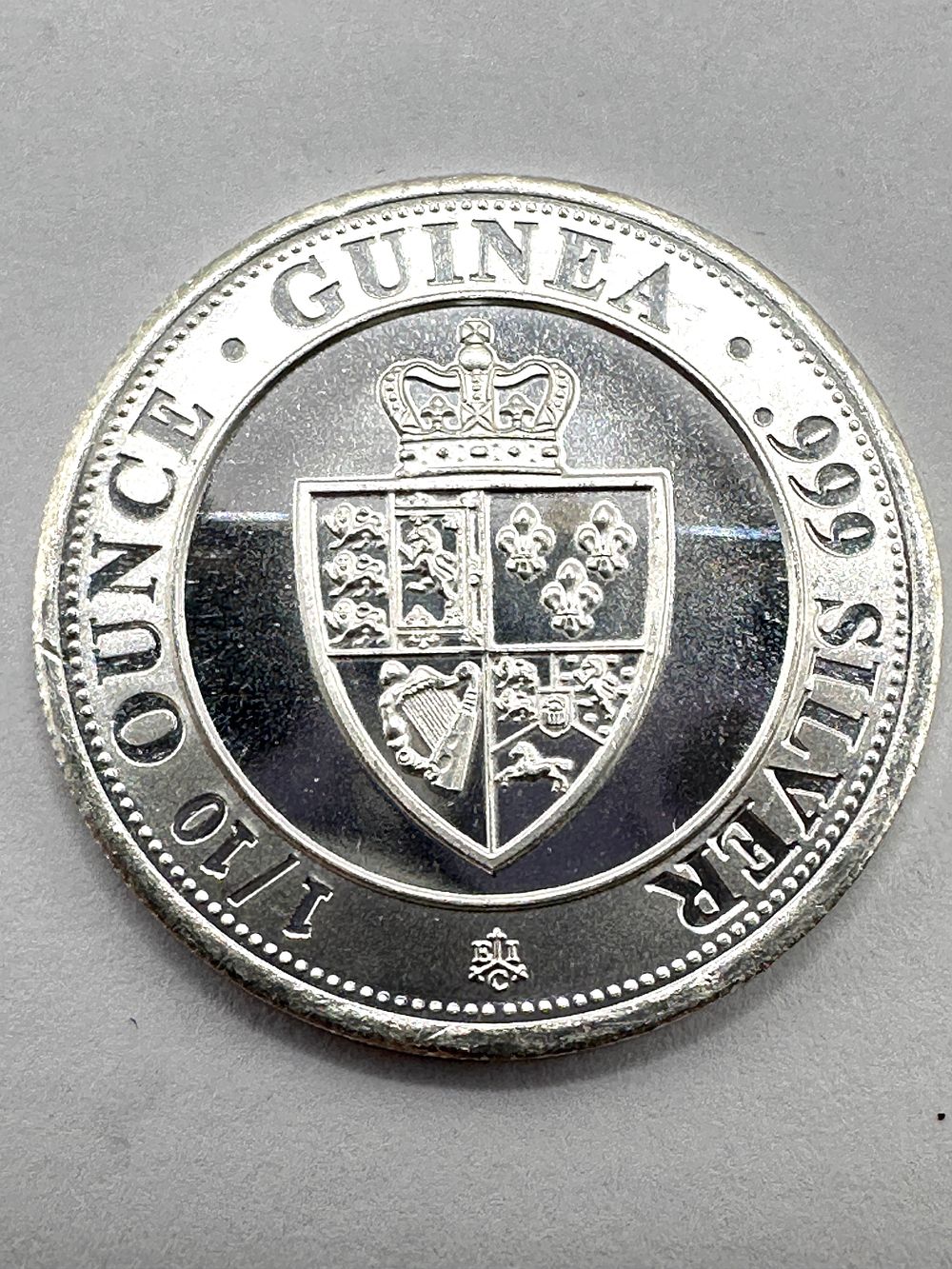 Lot 264: St. Helena 2024 King Charles III 1/10 Ounce Silver Guinea Coin