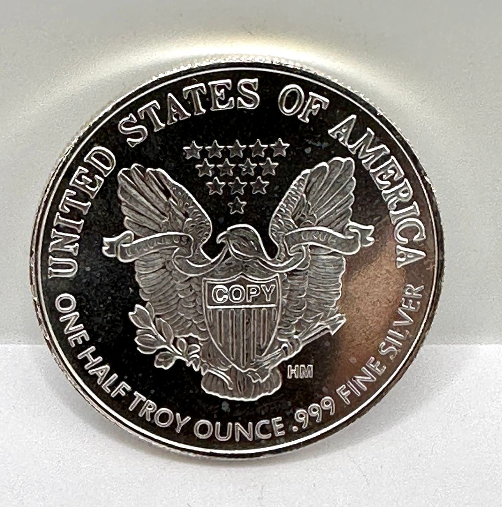 Lot 265: A USA One Half Troy Ounce .999 Fine Silver Round