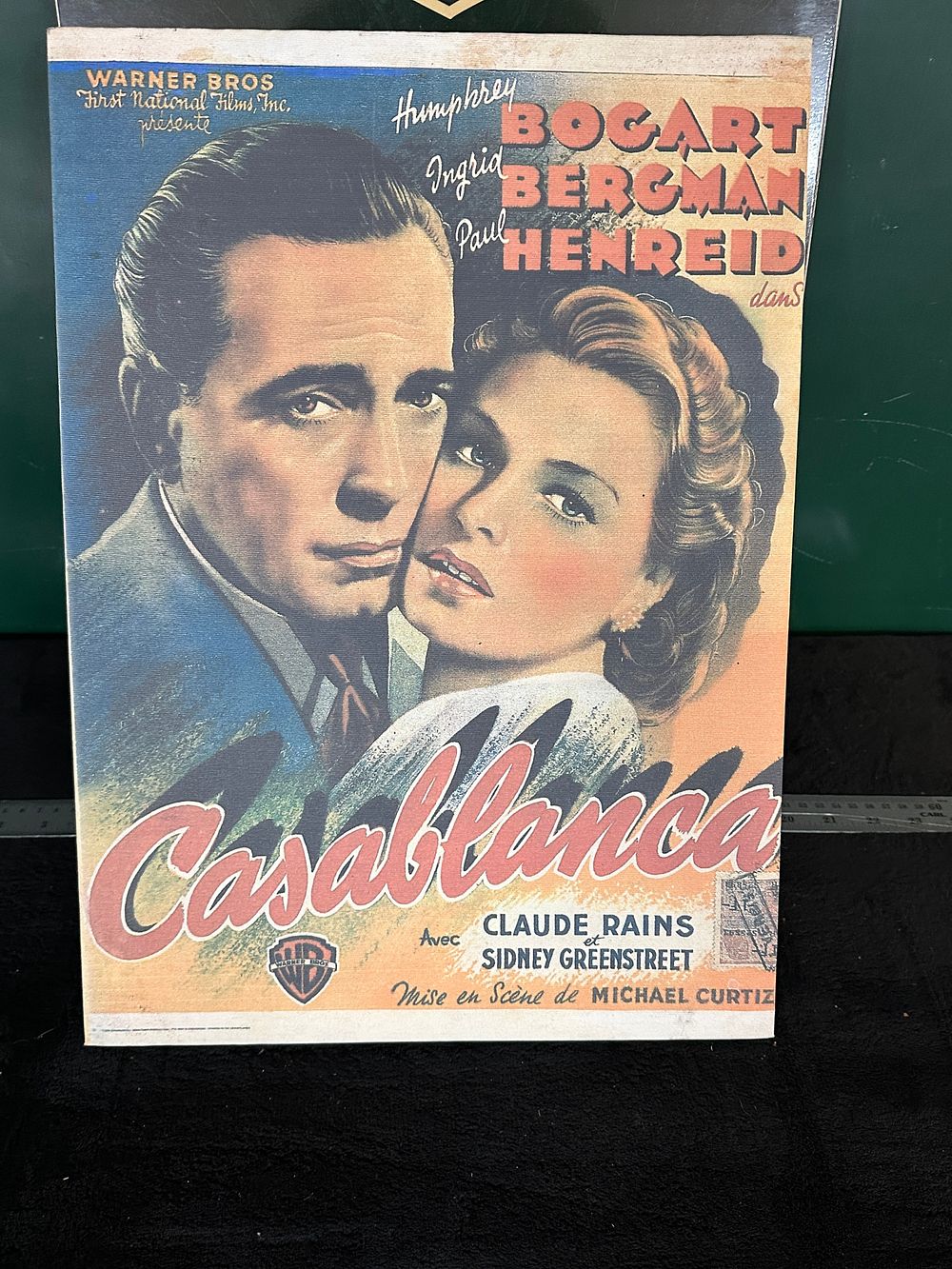 Lot 64: A French Warner Bros. National Films Presents Casablanca Movie Poster