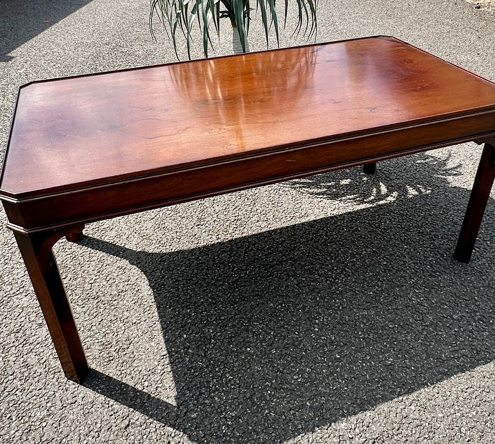 Lot 306: A Bevan Funnell Reprodux Mahogany Coffee Table