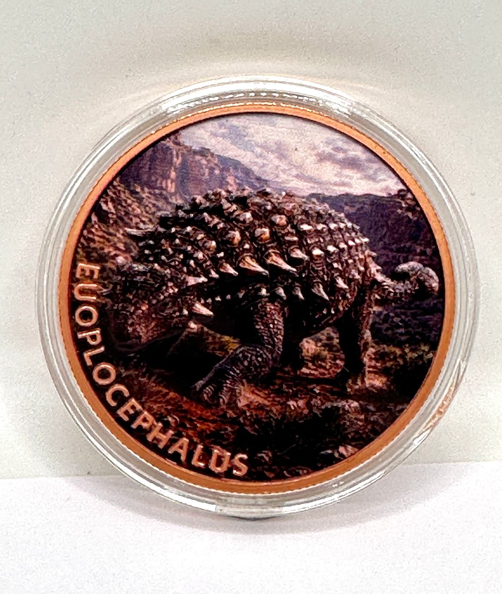 Lot 176: A Dinosaur World 1 Troy Ounce .999 Fine Copper Round