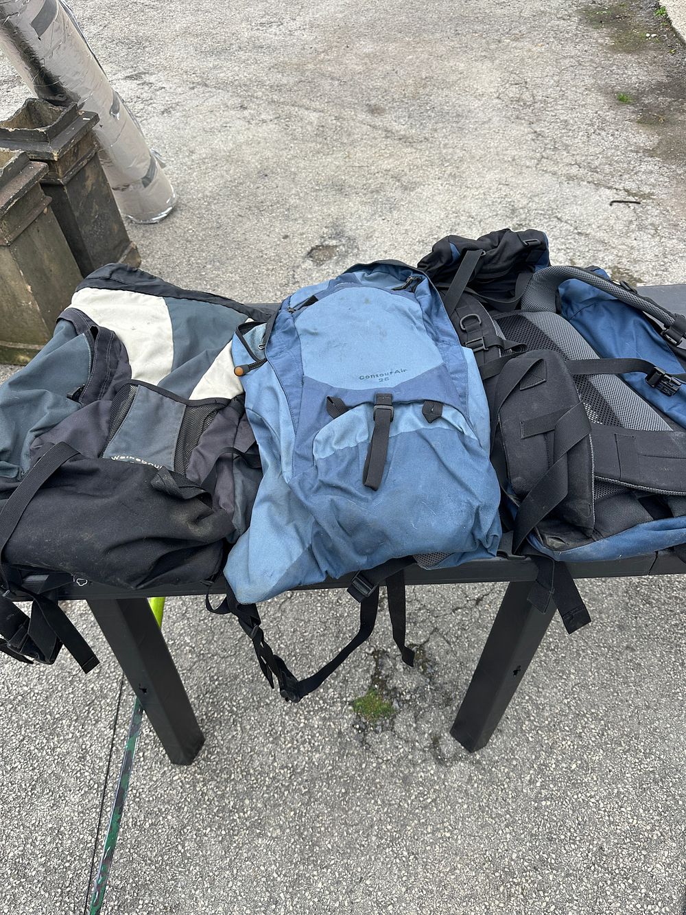 Lot 335: A Trio Of Lowe Alpine Synthetic Technical Hiking Backpacks