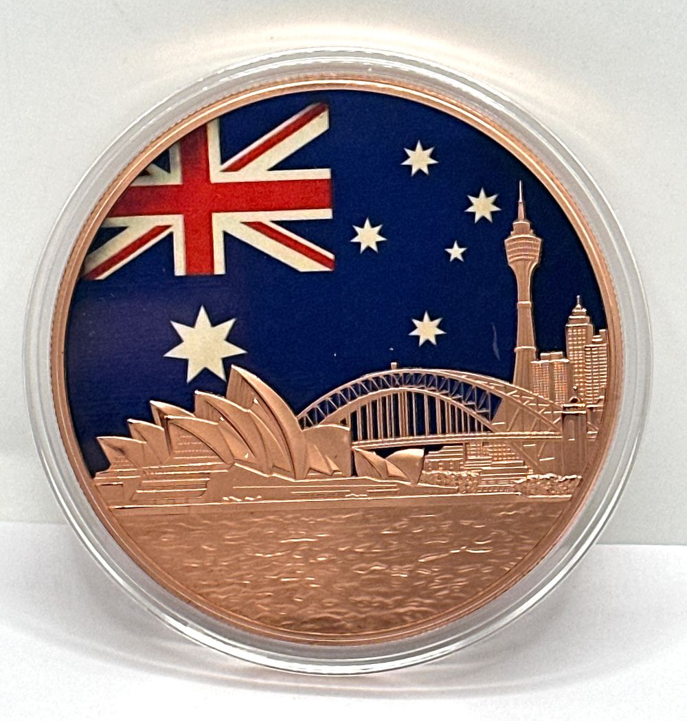 Lot 360: TBL Mint Wonders of the World .999 Copper 5 Ounce Round