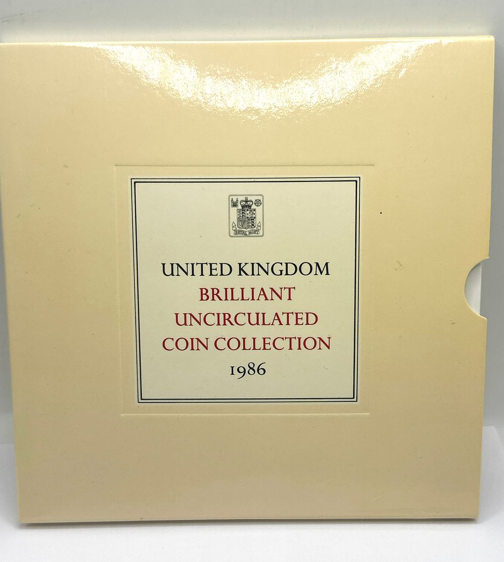 Lot 364: UK 1986 Royal Mint Brilliant Uncirculated Coin Collection
