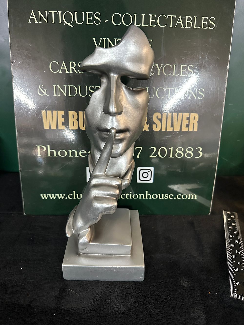 Lot 29: A Contemporary Stylised Composite Bust, Silence