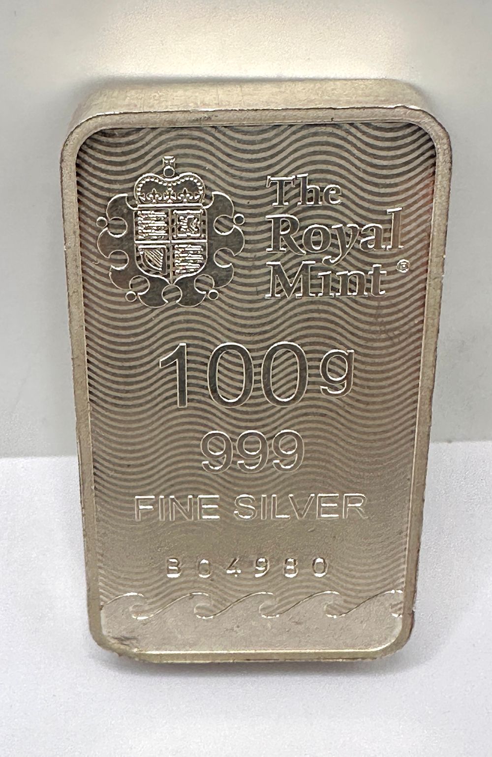 Lot 215: The Royal Mint Britannia 999 Fine Silver 100g Bar