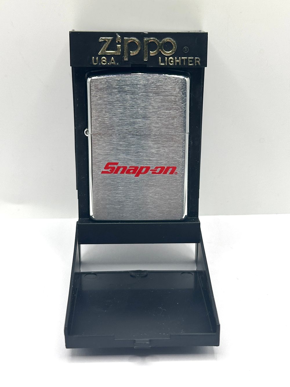 Lot 259: A Zippo Lighter With Snap-on Logo and Presentation Case
