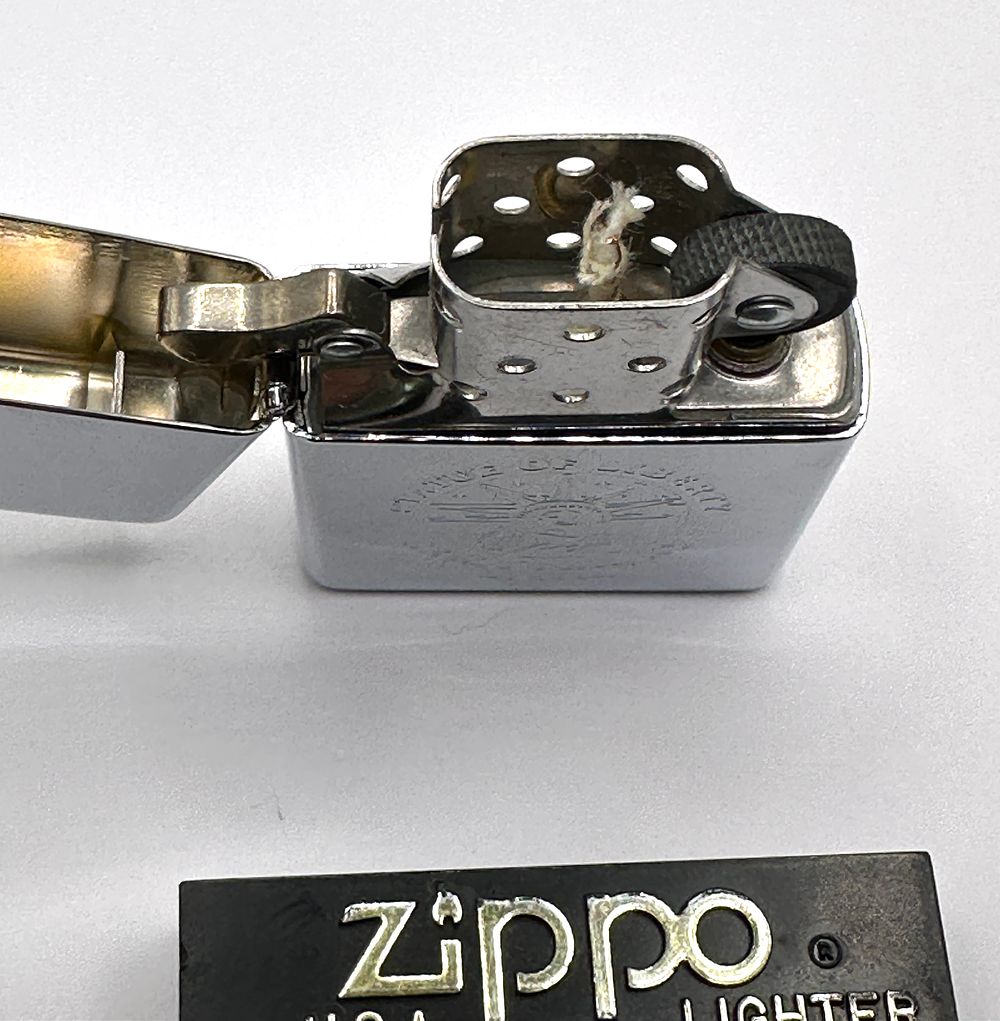 Lot 269: A Zippo Statue Of Liberty Commemorative Lighter in Display Case