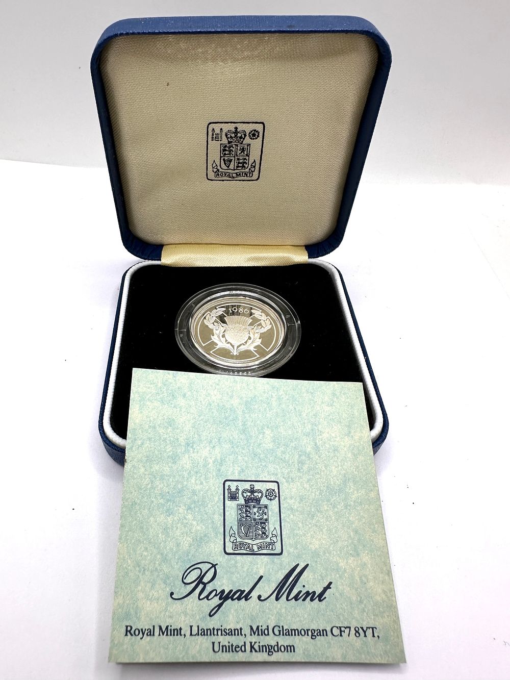 Lot 354: UK 1986 Royal Mint Silver Proof Two Pound Coin, Commonwealth Games