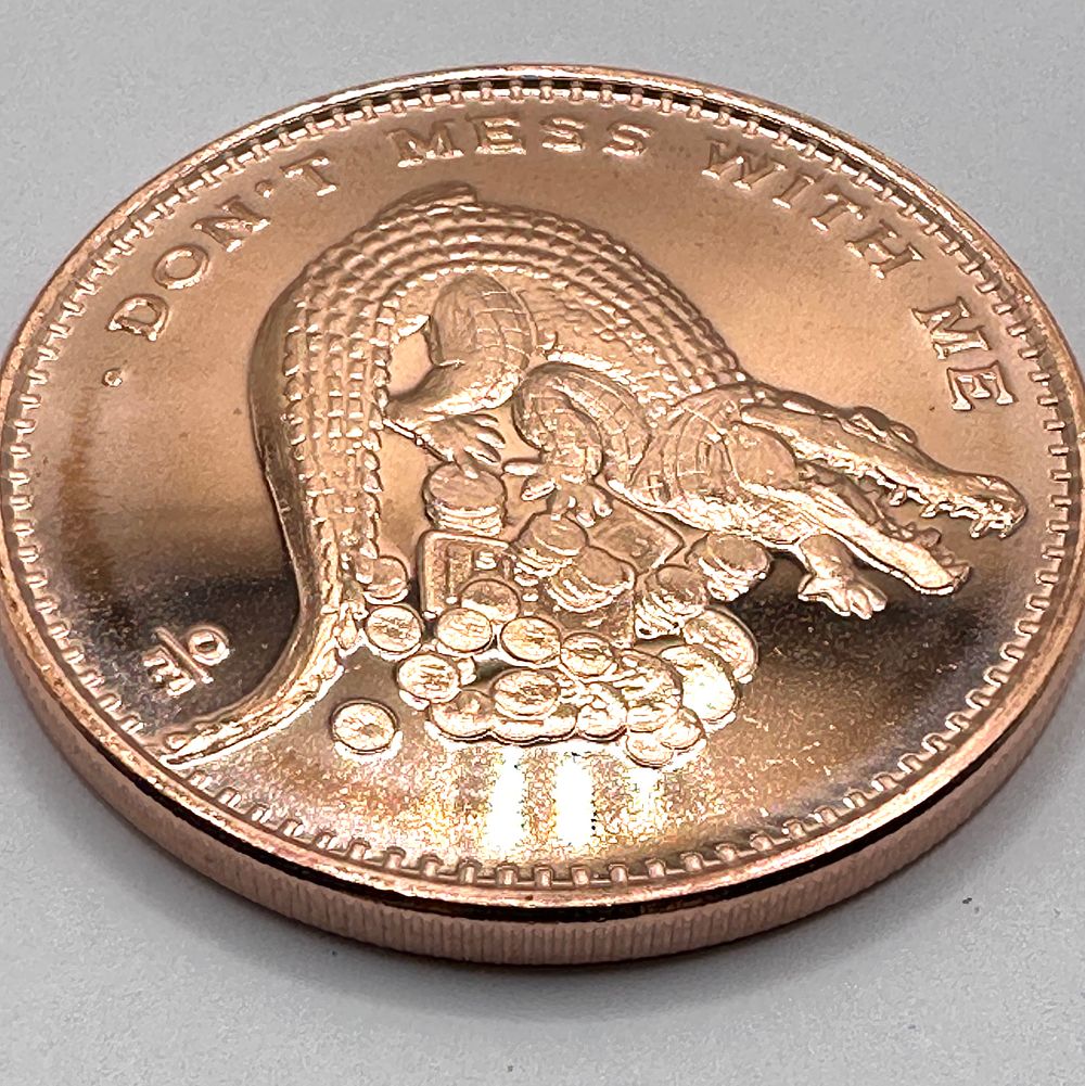 Lot 356: US 1 oz Don't Mess With Me Copper Bullion Round