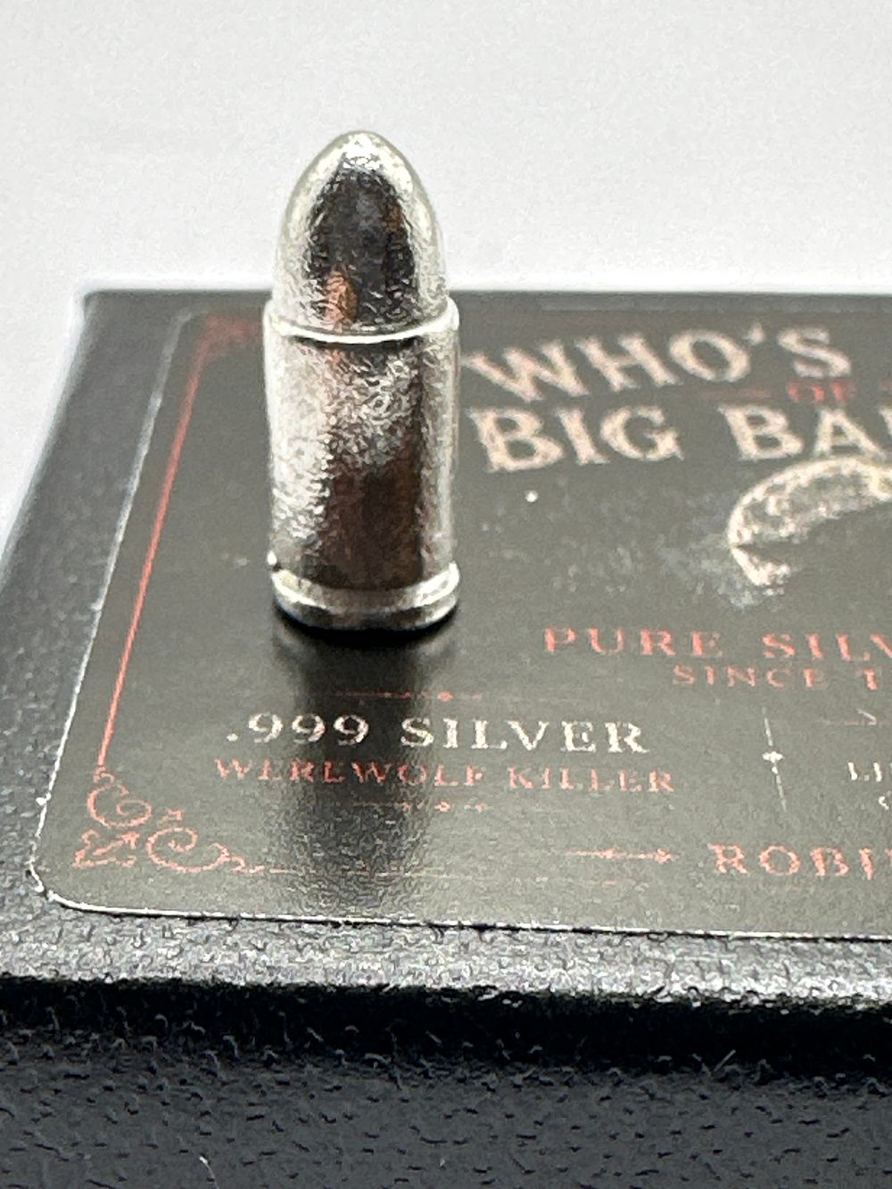 Lot 357: A 1Gram .999 Fine Silver Cast Bullet, Outlaw Mint