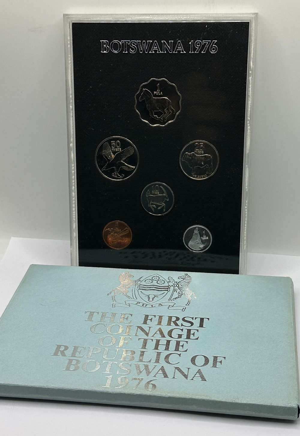 Lot 17: Botswana 1976 The First Coinage of the Republic Proof Set
