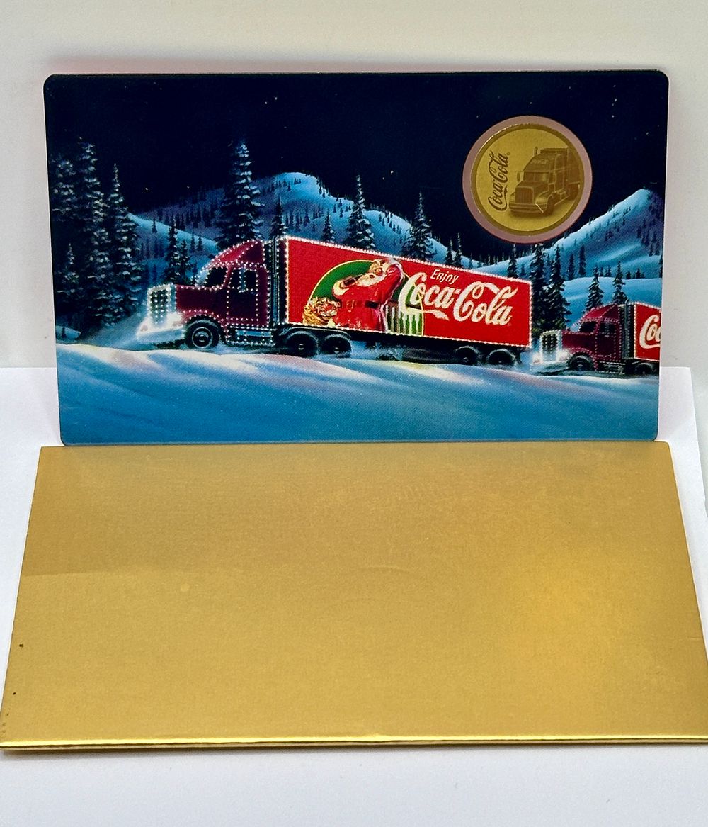 Lot 38: Republic of Chad 3,000 Francs Coca-Cola Truck Gold Coin