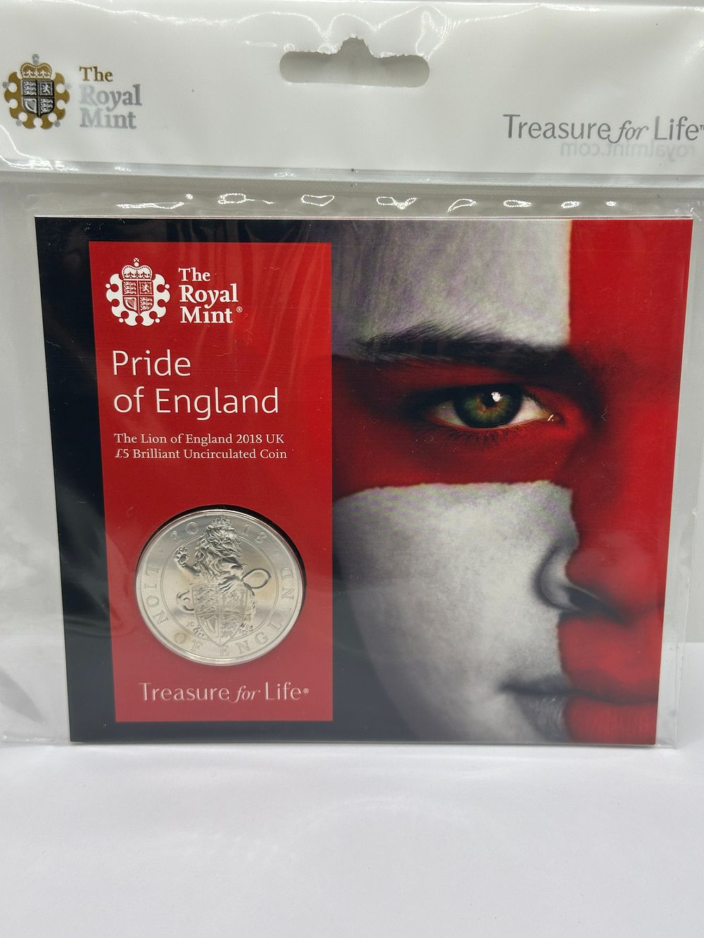 Lot 40: UK 2018 The Pride of England Cupro-Nickel Five Pounds Coin