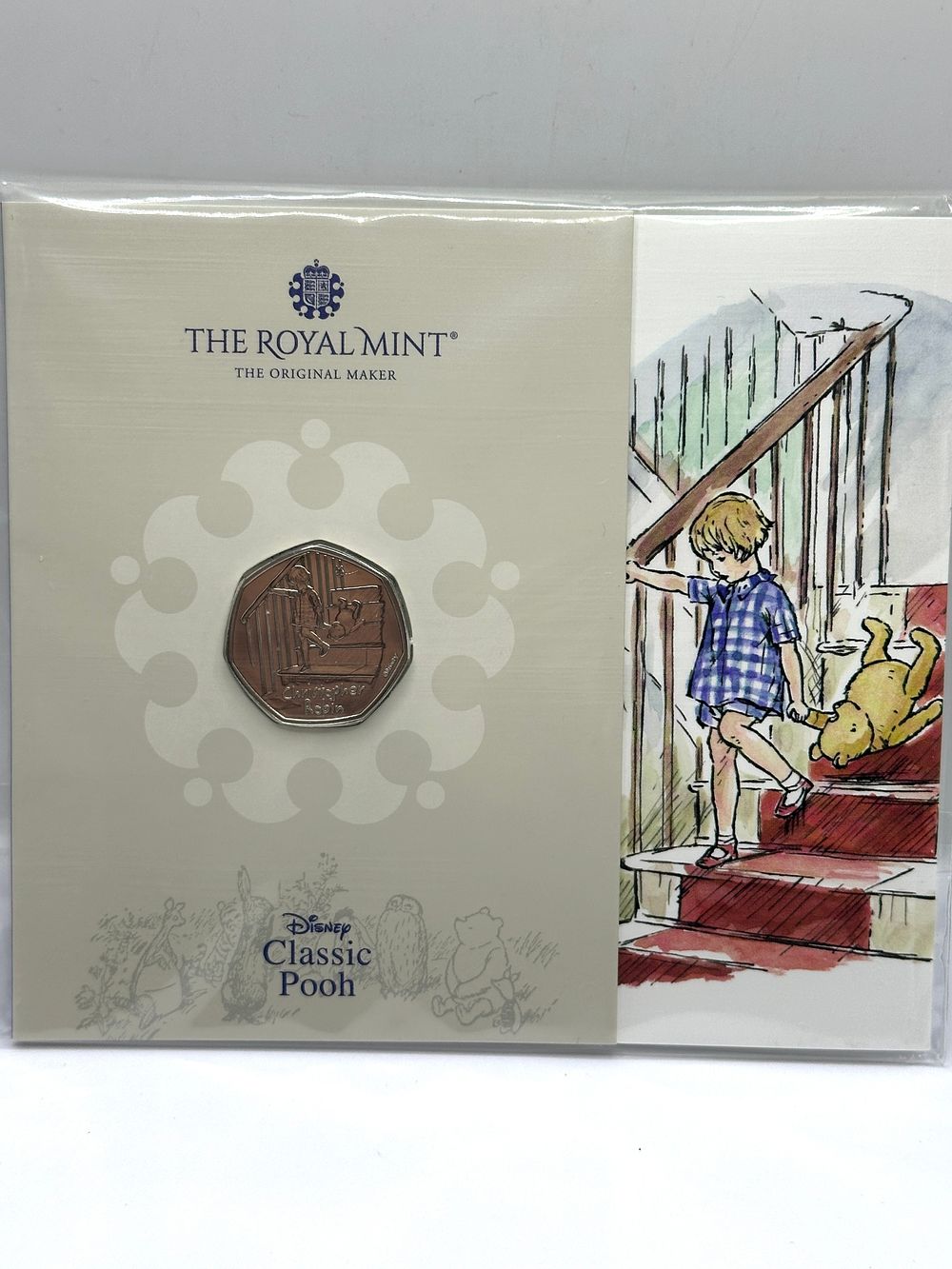Lot 53: UK 2020 Christopher Robin 50 Pence Brilliant Uncirculated Coin
