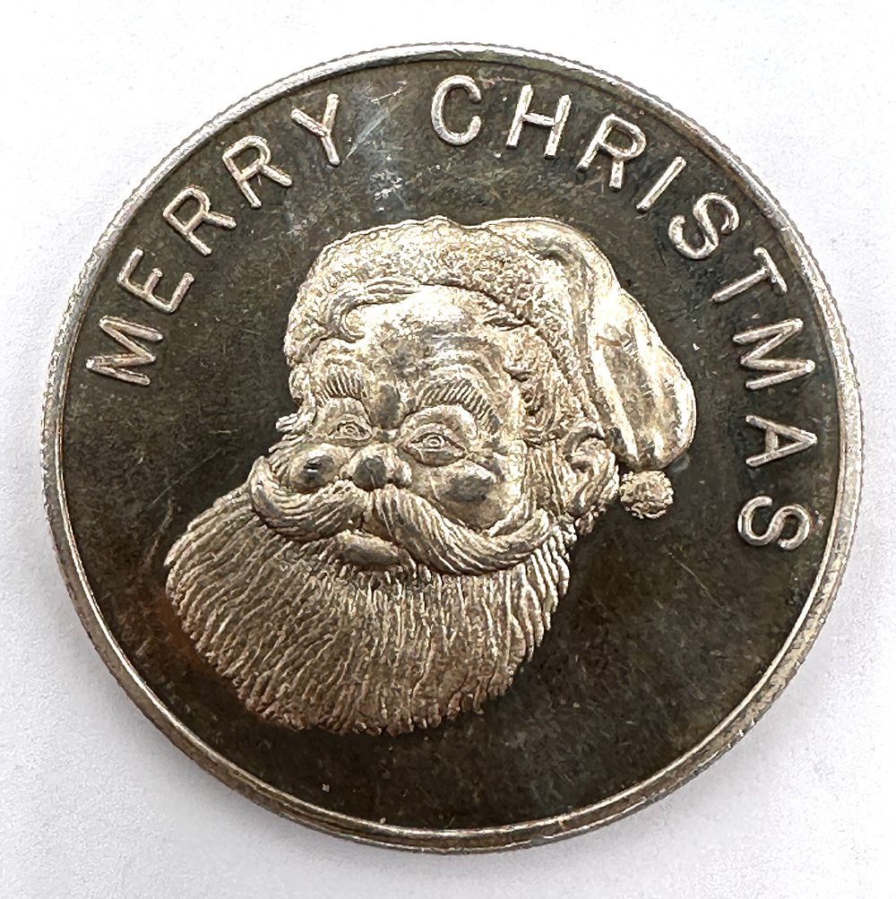 Lot 58: US 1 Oz .999 Silver Holiday Round