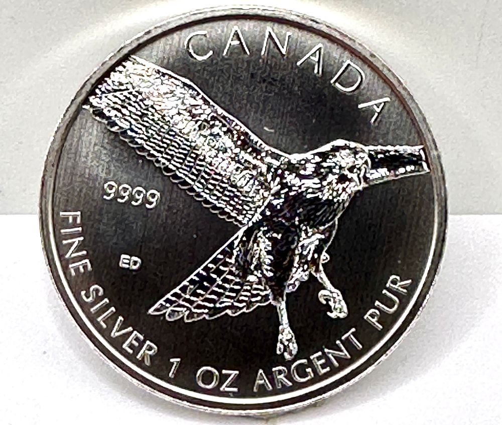 Lot 78: Canada 2015 Elizabeth II Silver 5 Dollars Coin