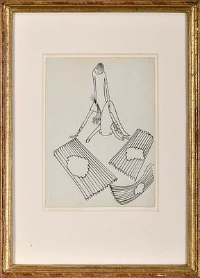 JOSÉ DE ALMADA NEGREIROS - 1893-1970 «A Menina Serpente "Como tinha muito bom coração 