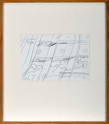 ÁLVARO SIZA VIEIRA - NASC. 1933 "Serpentine Gallery", grafite sobre papel, assinada e datada de 