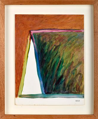 ÂNGELO DE SOUSA - 1938-2011 Sem título, guache sobre papel, ligeiros picos de acidez no suporte 