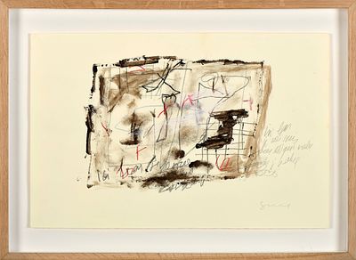 ANTÓNIO SENA - 1941-2024 Sem título (2000), grafite, acrílico e lápis de cera sobre papel 