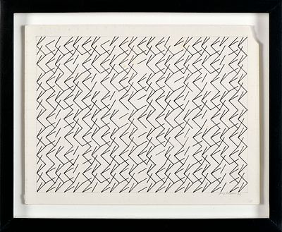 JORGE PINHEIRO - NASC. 1931 Sem título, tinta da China sobre papel, ínfimos picos de acidez 