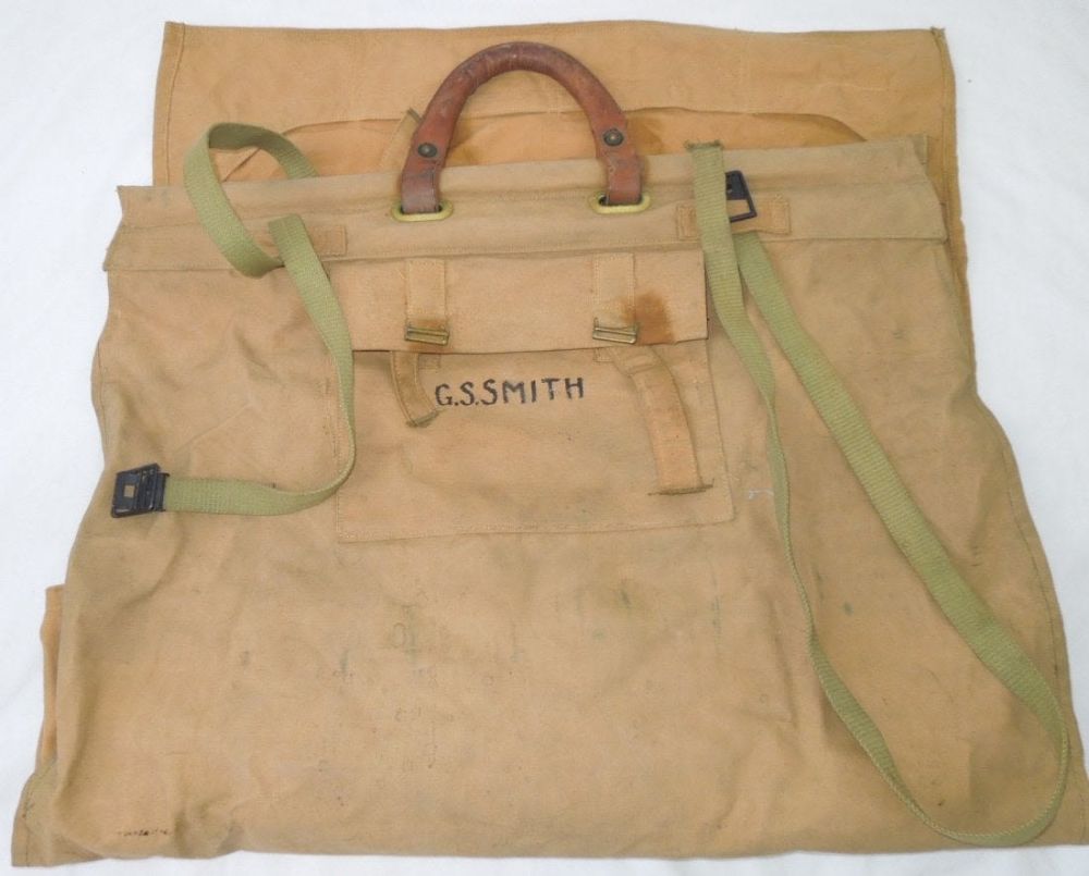 Lot 42: WWII US Army General Officer Named Equipment Bag