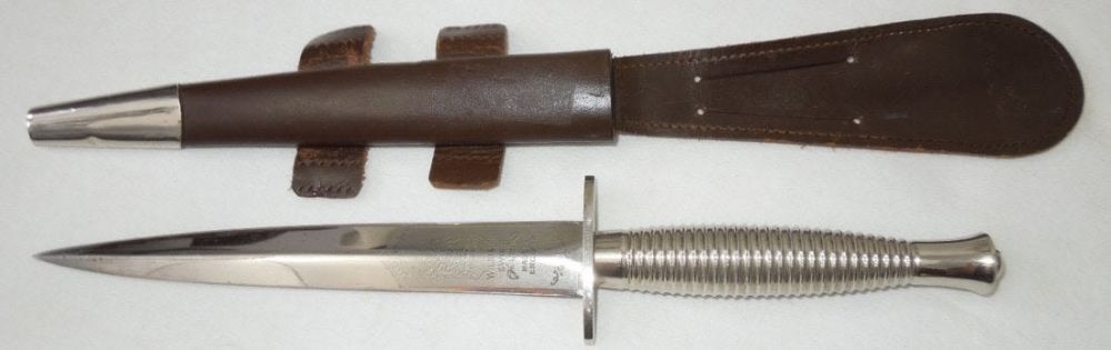 Lot 44B: WWII Fairbairn Sykes Wilkinson Fighting Knife