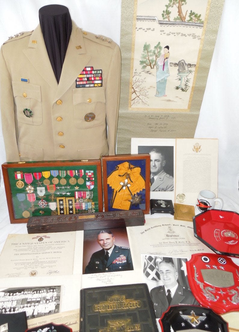 Lot 119: US Army WWII - 60s General Storke Group Korean Medals