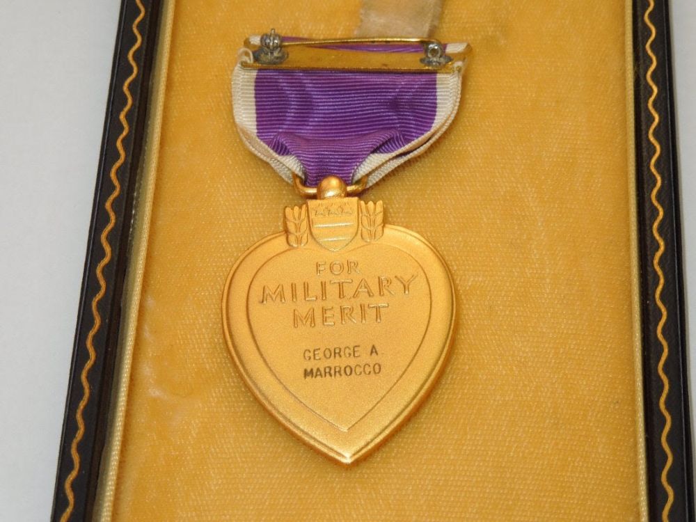 Lot 119C: Korean War 7th Infantry Div. KIA MIA Purple Heart Medal