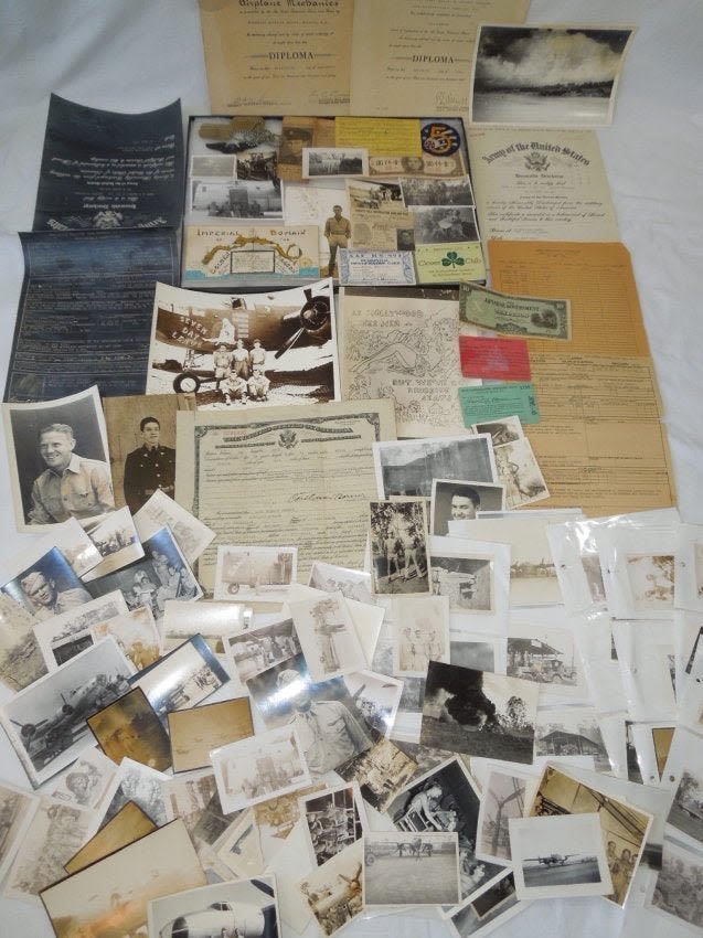 Lot 133: WWII 5th Air Force Aircrew Sergeant Hans Borner Archive