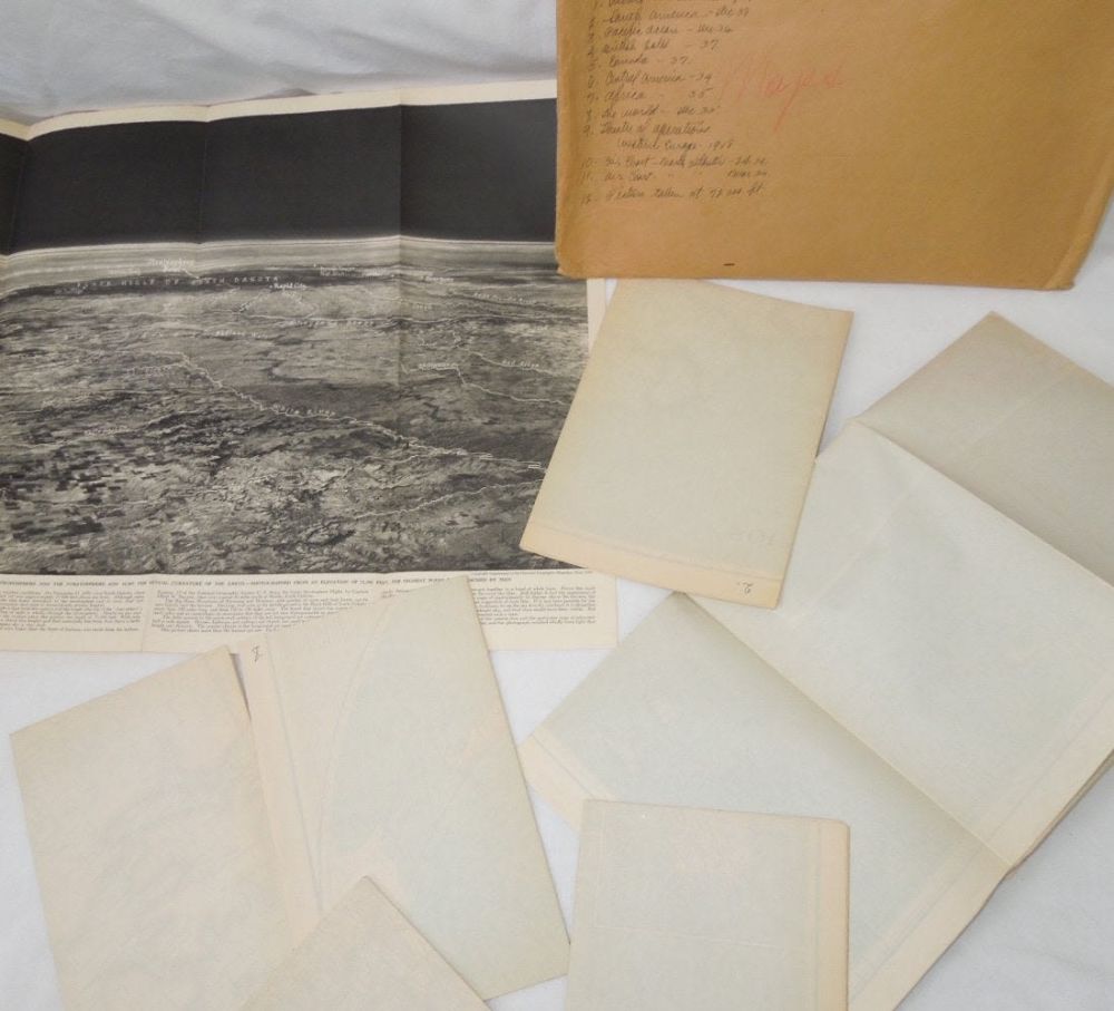 Lot 202: Pre WWII Lot of 6 Paper National Geographic World Maps