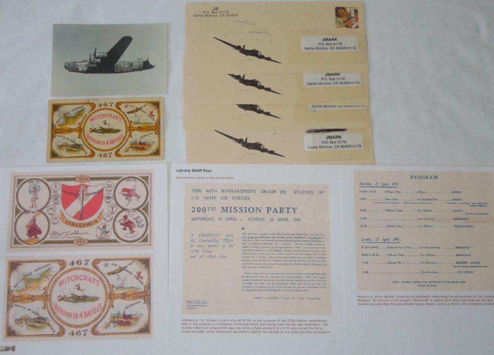Lot 206: USAAF Witchcraft Leaflet Lot WWII 462nd Bomb Group
