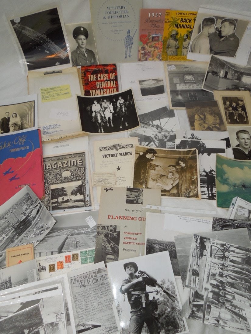 Lot 212: Photos, RARE BOOK, Military, Home Front Ephemera Lot