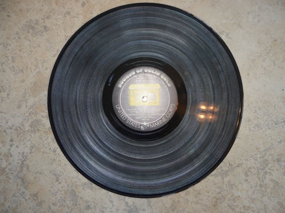 Lot 216C: 1967 & 69 USMC Marine Corps Sounds Of Solid Gold Record