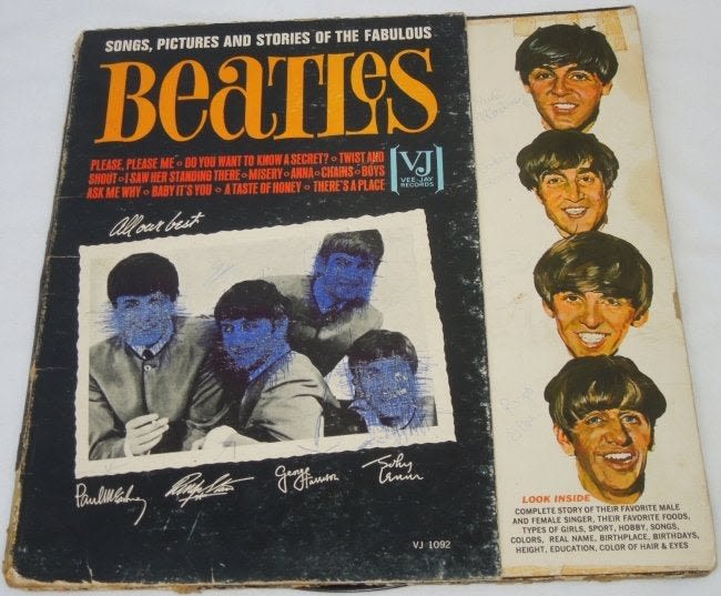 Lot 216E: Beatles Album Songs Pictures Stories Lennon McCartney
