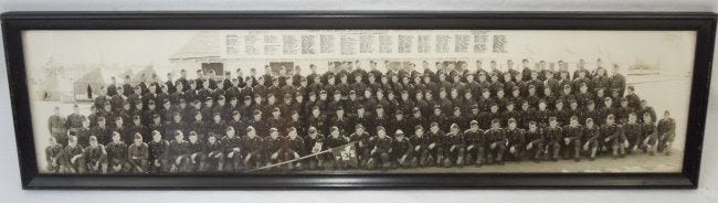 Lot 248: WWII 88th Engineer Battalion Ponton Framed Unit Photo