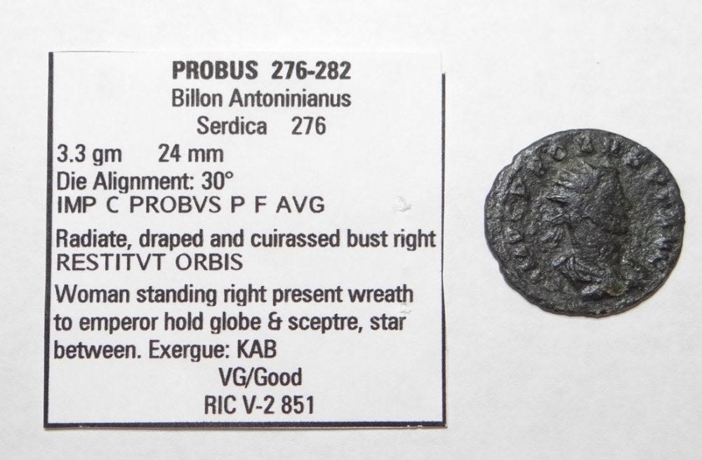 Lot 305: PROBUS Serdica RESTITVT ORBIS Ancient Roman Coin
