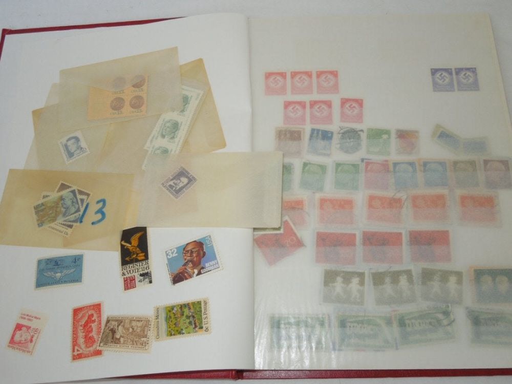 Lot 357A: Book of International 20th Century Stamps Some WWII