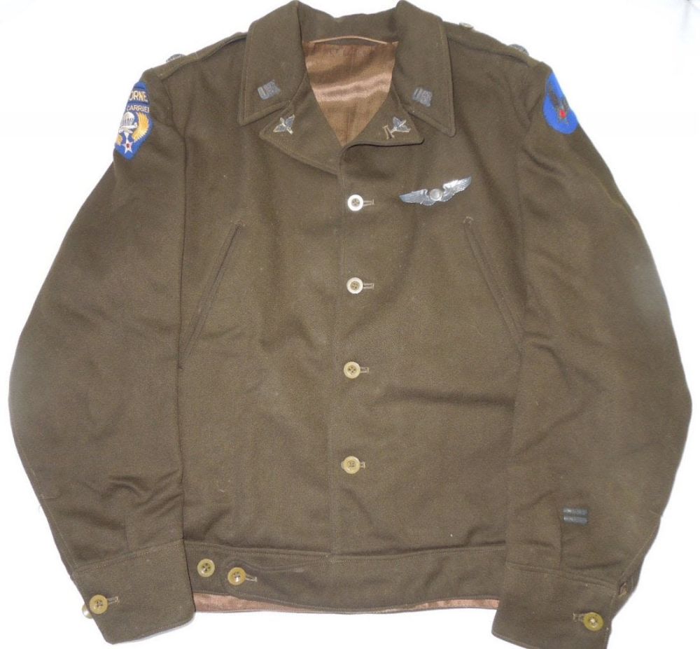 Lot 152: WWII Named Troop Carrier Lt. Col. Bullion ETO Jacket