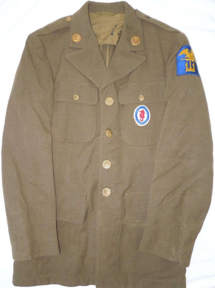 Lot 155: WWII US Army Amphibious Engineer 534th ESB Jacket