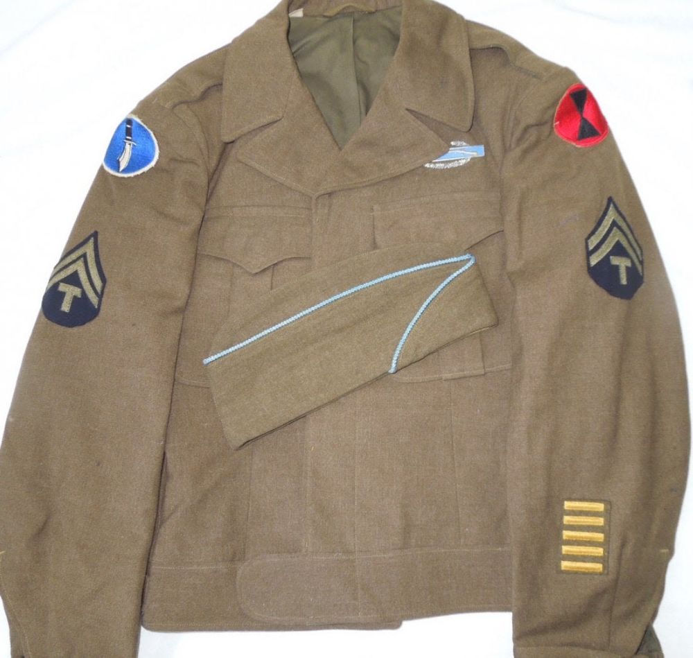 Lot 211: WWII 7th Infantry Kiska Task Force Ike Jacket