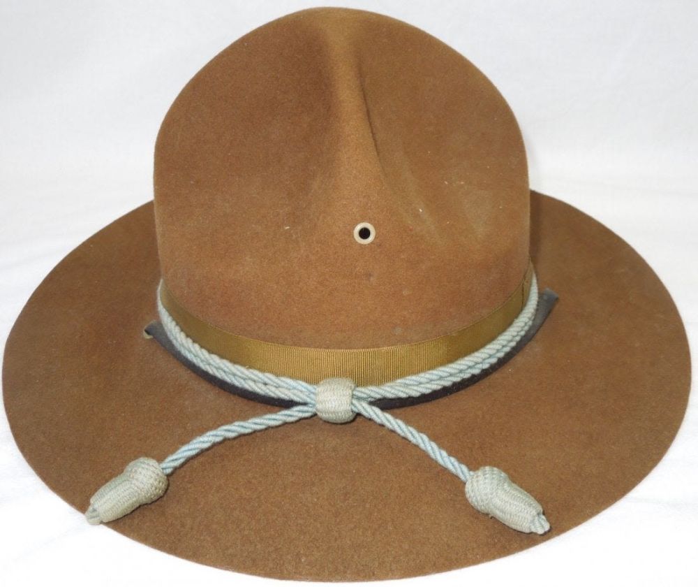 Lot 255: WWII - 50s US Army Infantry Stetson Campaign Hat