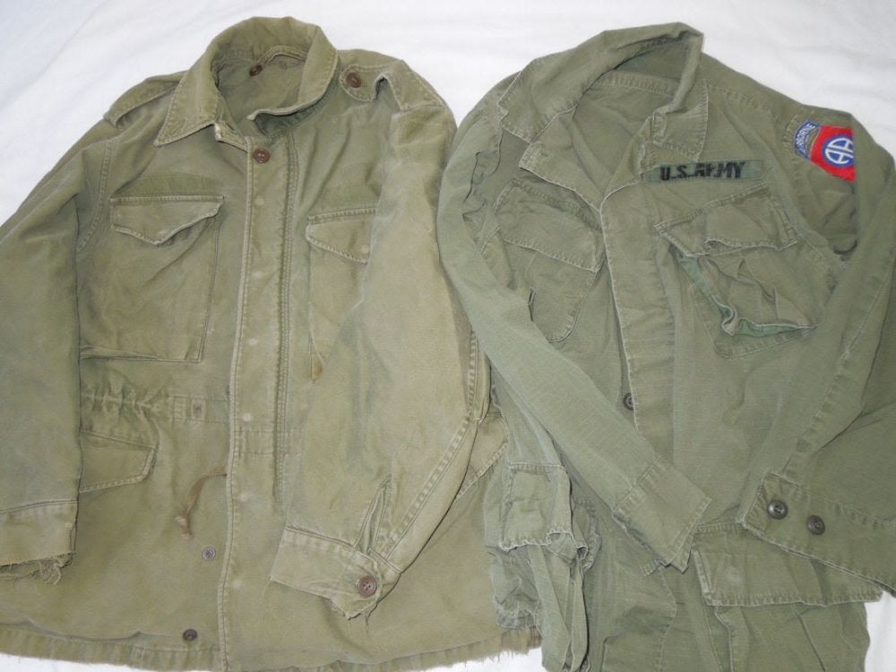 Lot 366: Vietnam Named 82nd Airborne Jungle Shirt and Jacket