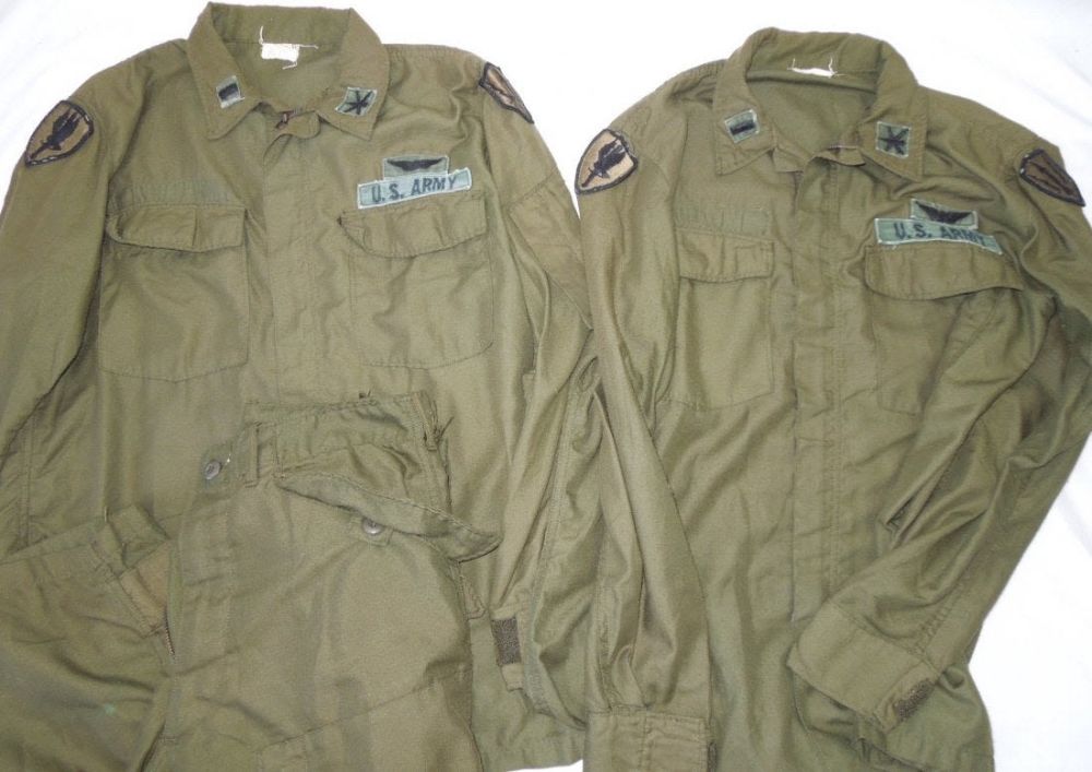 Lot 369: 1971 Vietnam US Army Officer Pilot Flight Uniforms