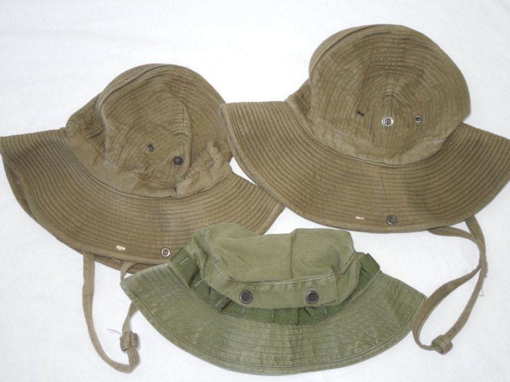 Lot 374: French Indochina Vietnam Planters Hats And Pilot Boonie